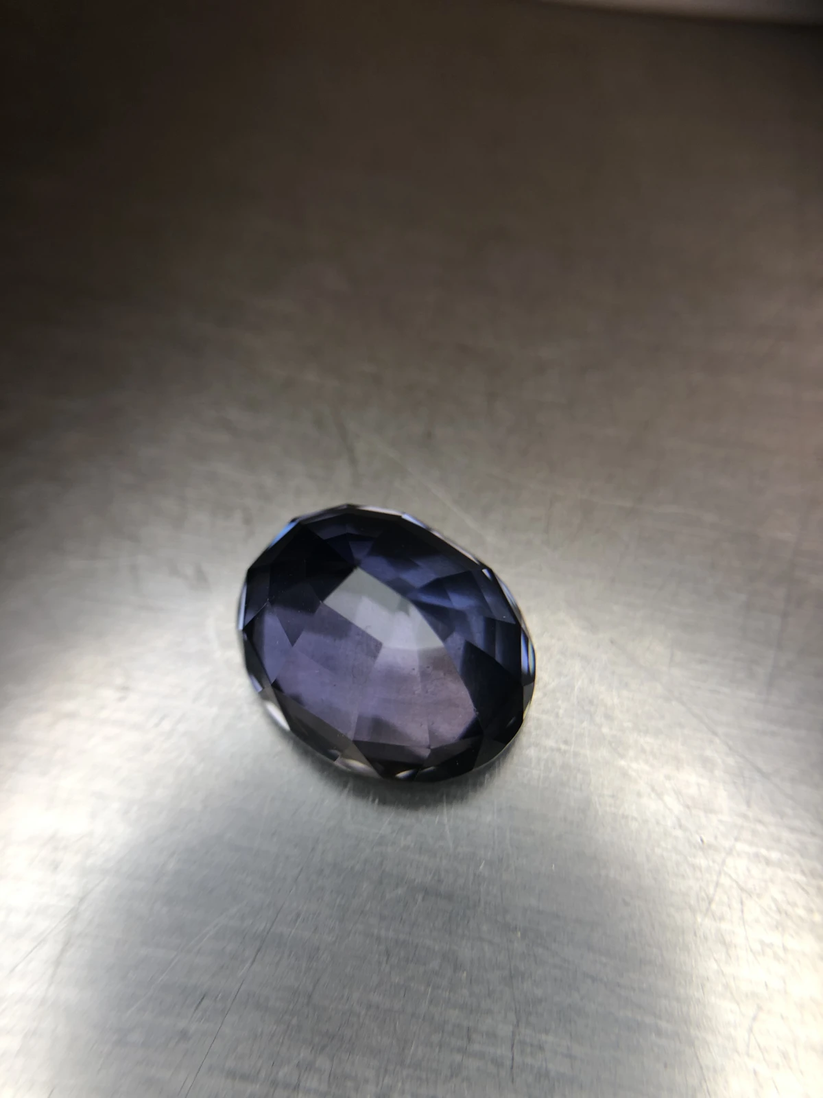 Natural Tanzanite Unheated in Oval Cut — view 4